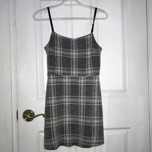 Urban outfitters black and white plaid dress